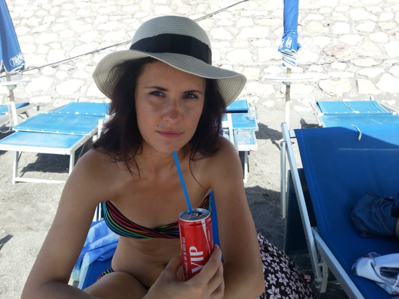 Алла Майкова в купальнике