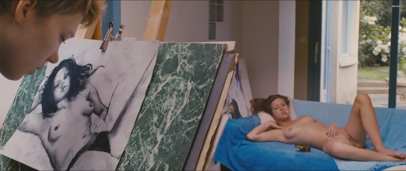 Голая Адель Экзаркопулос в фильме «Роковое влечение», 2016